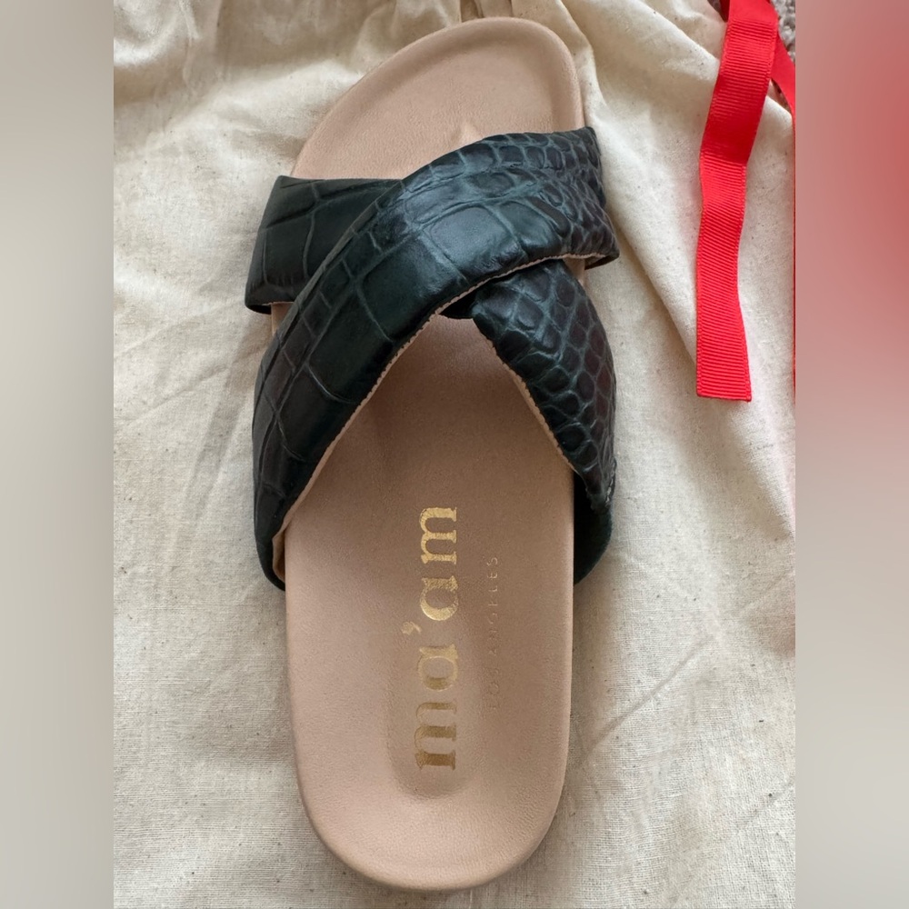 NIB Women’s Ma’am Size 6 Dolly Sandals in Forest - Picture 12 of 16